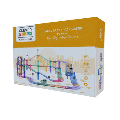 Cleverclixx pastel Race Track Intense - 80 pieces