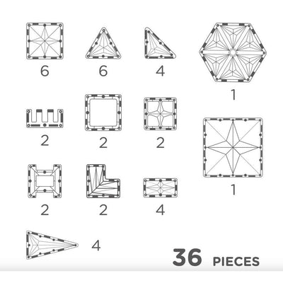 Cleverclixx Petite pack pastel 36 stuks