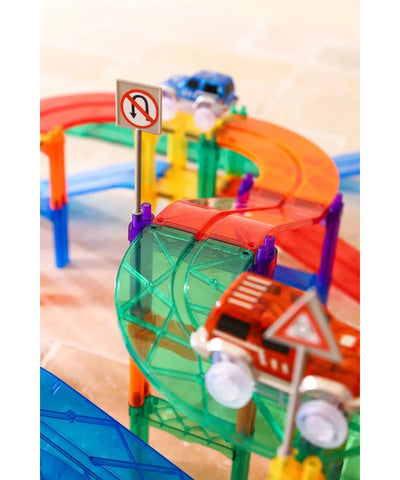Cleverclixx Race Track Car Blue