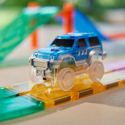 Cleverclixx Race Track Car Blue