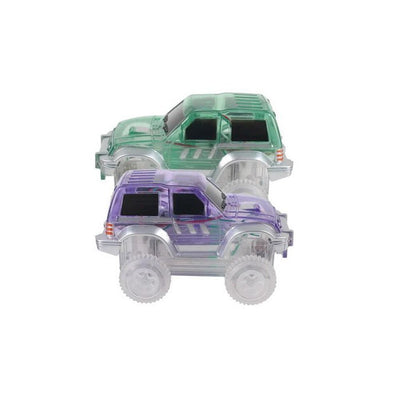 Cleverclixx Race Track Car Pastel green