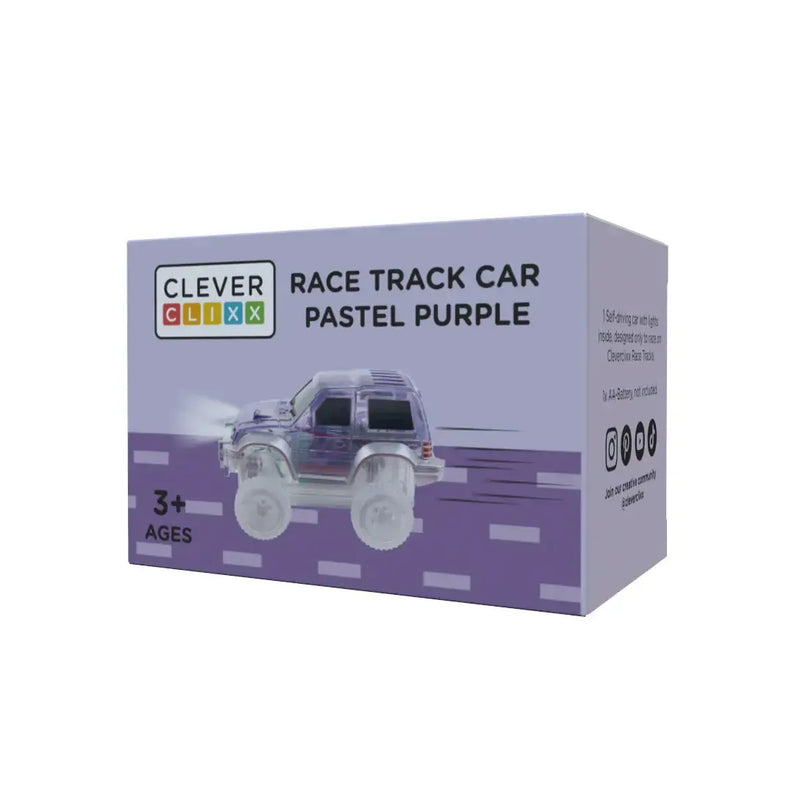 Cleverclixx Race Track Car Pastel Purple