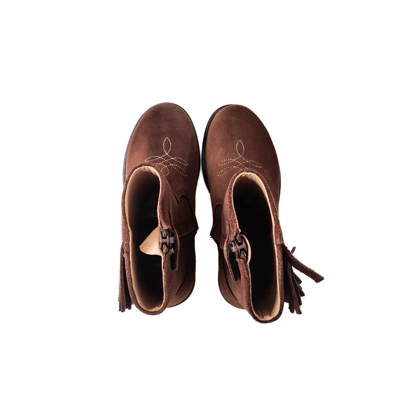 Clic! Bootie Serraje Lux Marron - Studio Play