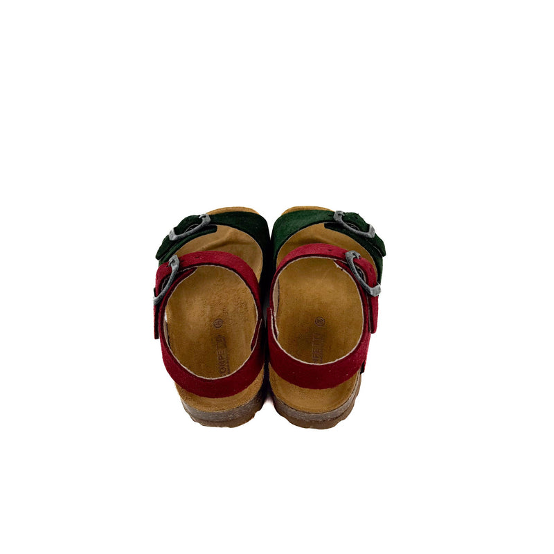 Confetti Serraje Sandalen Red Green - Studio Play
