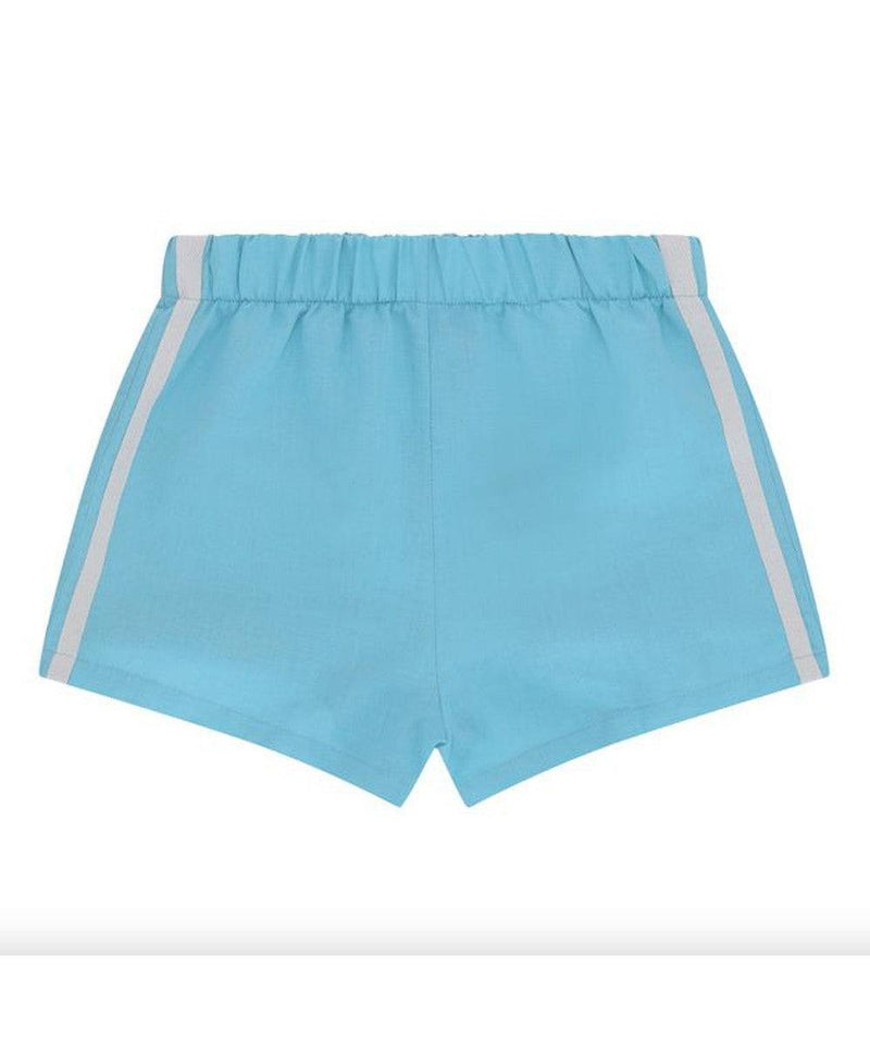 Cos I Said So Short Linen Turquoise