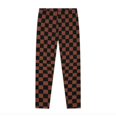 Daily Brat Cheery Checked Pants Hickory Brown - Studio Play