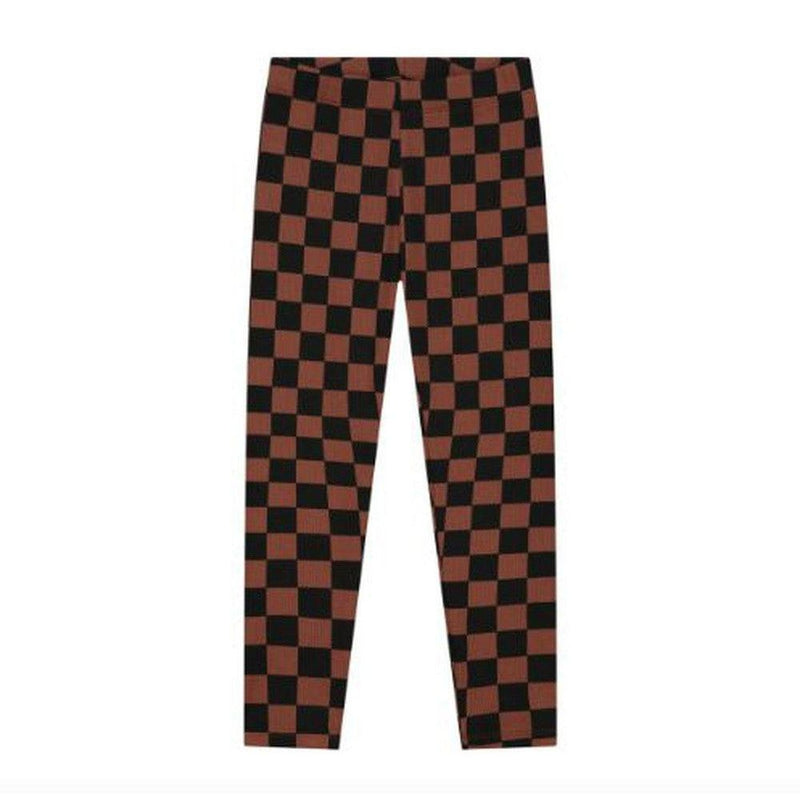 Daily Brat Cheery Checked Pants Hickory Brown - Studio Play
