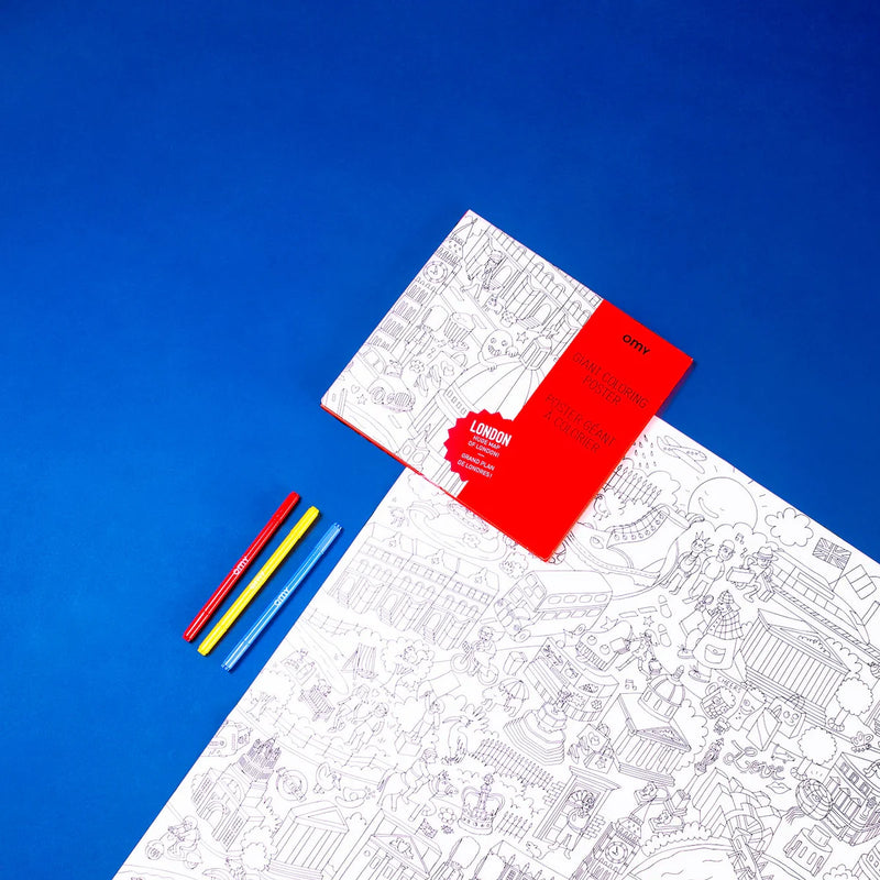 OMY XL Kleurposter London