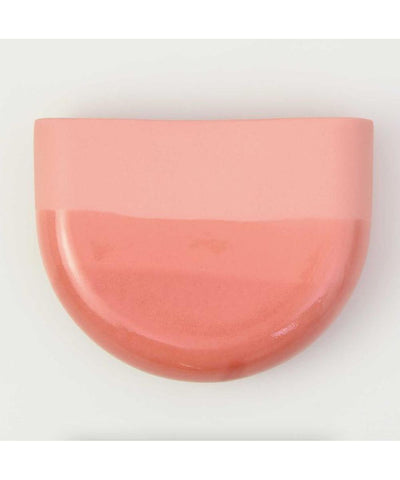 Dip Wandvaasje Halfrond Rood 059