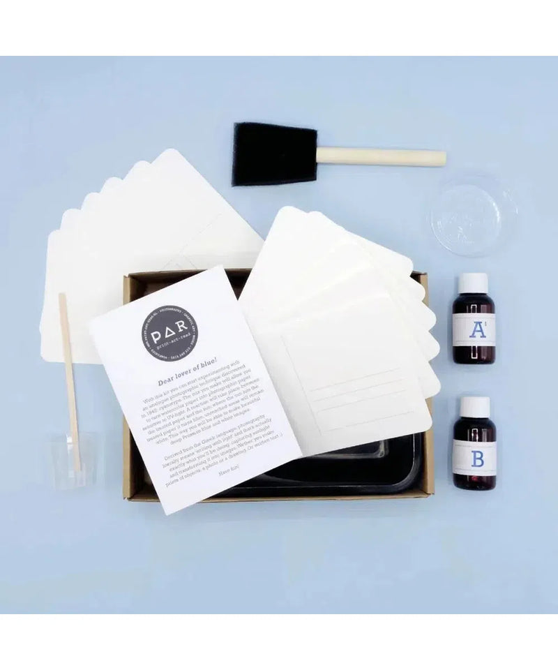DIY Cyanotype Kit Postcard