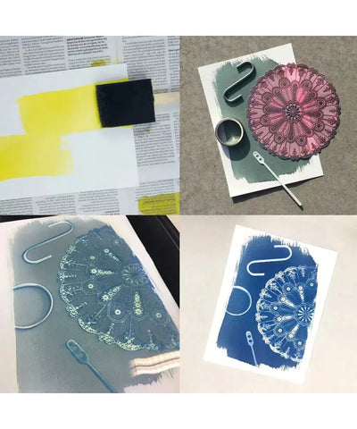 DIY Cyanotype Kit Postcard