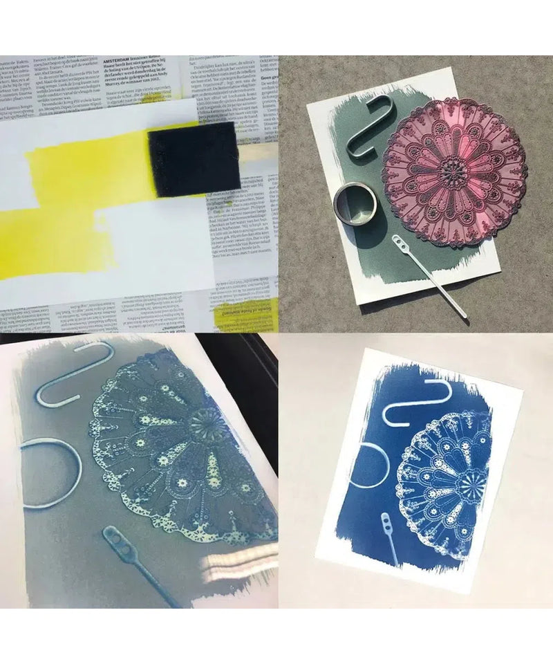 DIY Cyanotype Kit Postcard