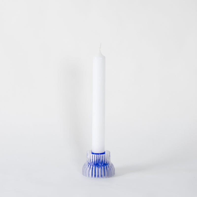 Studio Warren & Laetitia Double Candle Stick 2in1 Blue