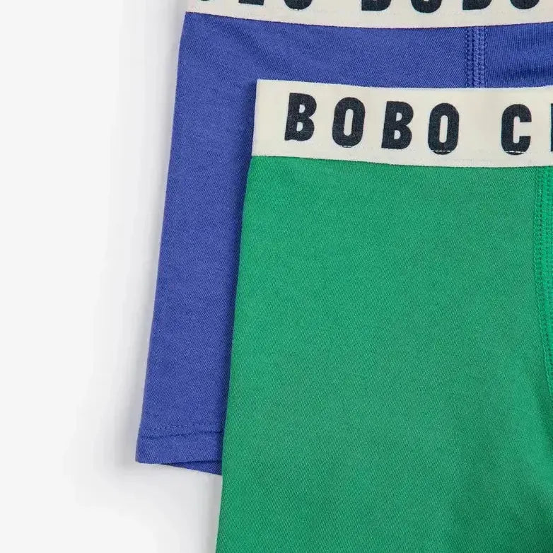 Bobo Choses Boxer Shorts Set Blue/Green