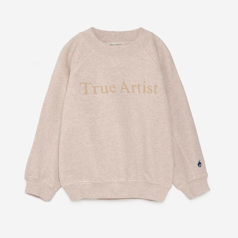 True Artist Sweatshirt n°01 Melange Cream