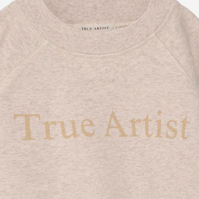 True Artist Sweatshirt n°01 Melange Cream