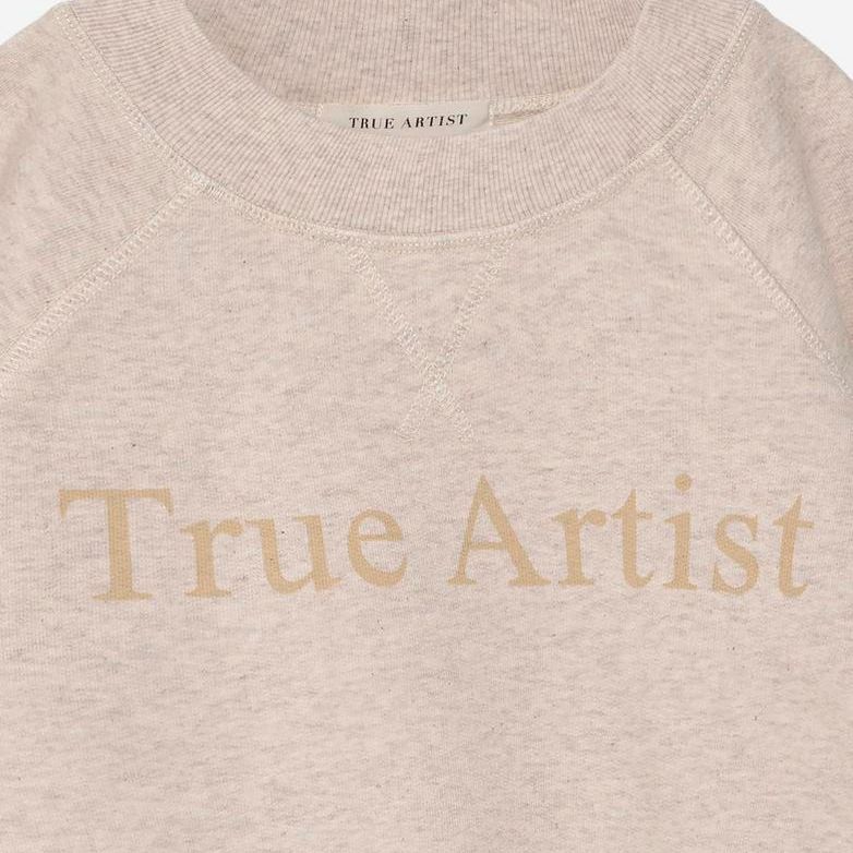 True Artist Sweatshirt n°01 Melange Cream