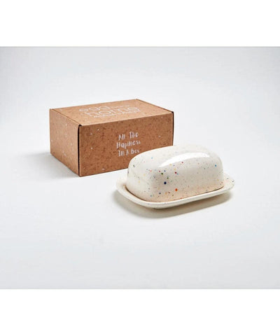 Eggbackhome Butter Dish White