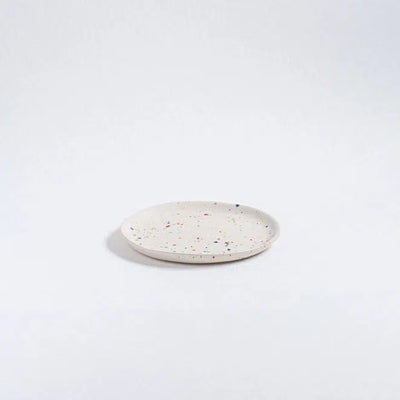 Eggbackhome Party Bread Plate White