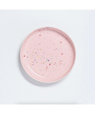 Eggbackhome Party Low Pasta Plate 23 cm Pink