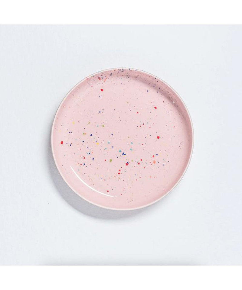 Eggbackhome Party Low Pasta Plate 23 cm Pink