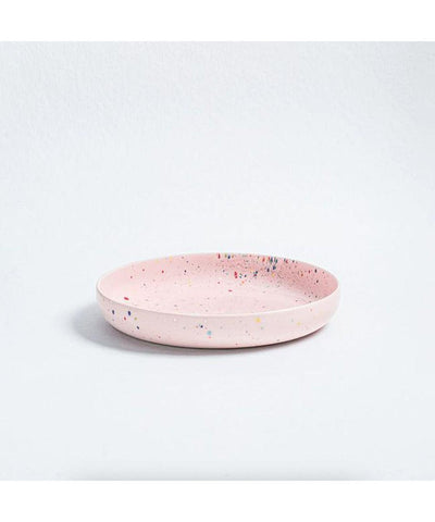 Eggbackhome Party Low Pasta Plate 23 cm Pink