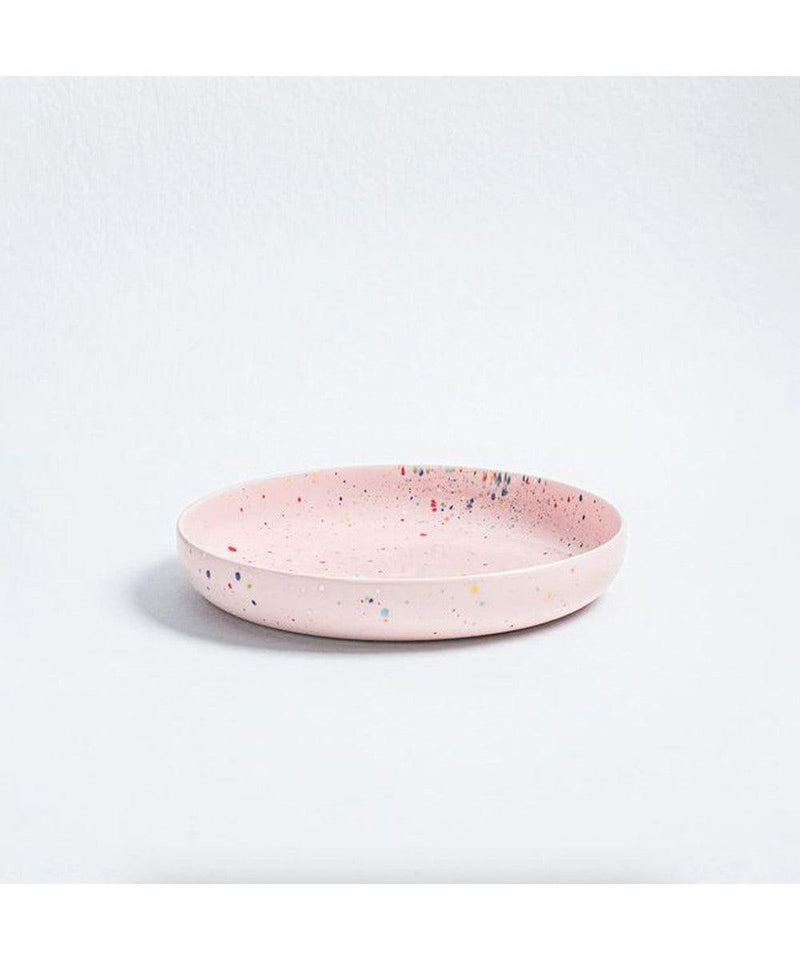 Eggbackhome Party Low Pasta Plate 23 cm Pink