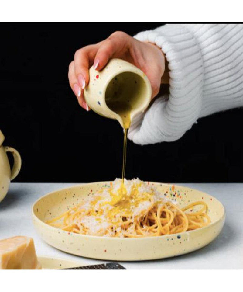 Eggbackhome Party Low Pasta Plate 23 cm Yellow