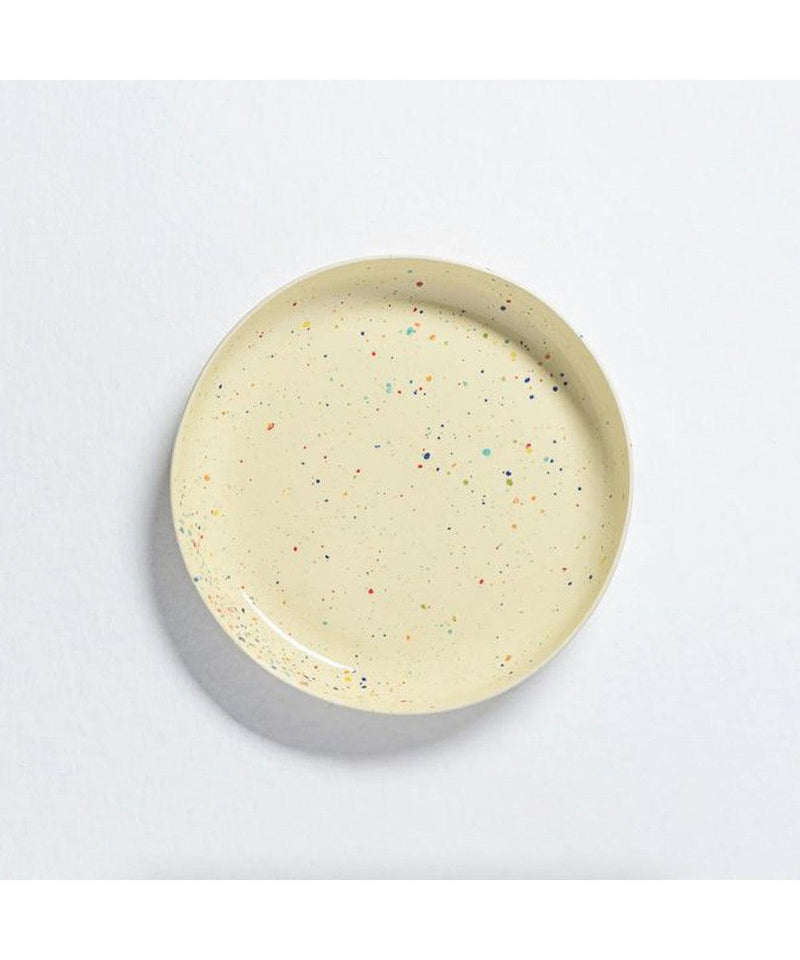 Eggbackhome Party Low Pasta Plate 23 cm Yellow