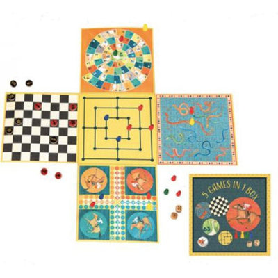 Egmont Toys 5 spelletjes in 1 doos - Studio Play