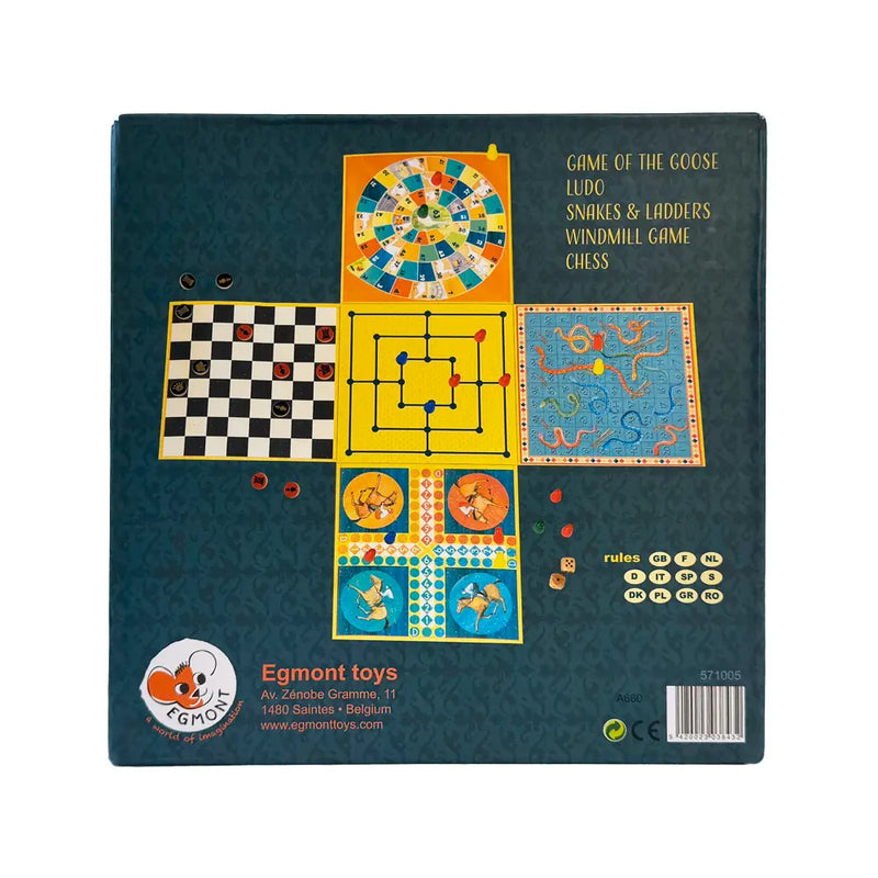 Egmont Toys Multi spelletjesdoos 5 in 1