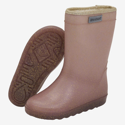 En Fant BABY Thermal Boots Glitter Rose Taupe - Studio Play
