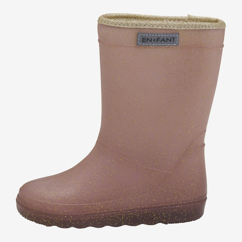 En Fant BABY Thermal Boots Glitter Rose Taupe - Studio Play