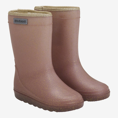 En Fant BABY Thermal Boots Glitter Rose Taupe - Studio Play