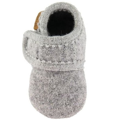 En Fant BABY Wool Grey Melange Slippers 1230