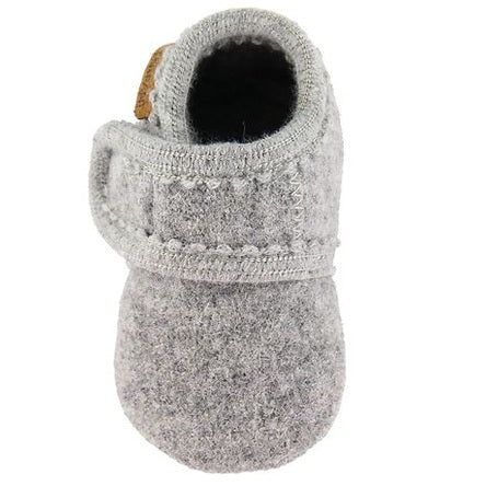 En Fant BABY Wool Grey Melange Slippers 1230