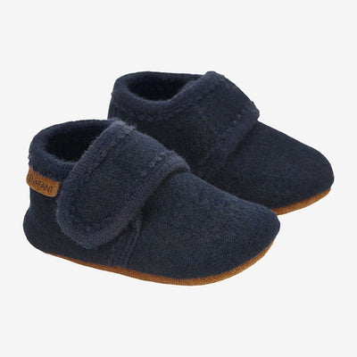 En Fant BABY Wool Navy Slippers - Studio Play