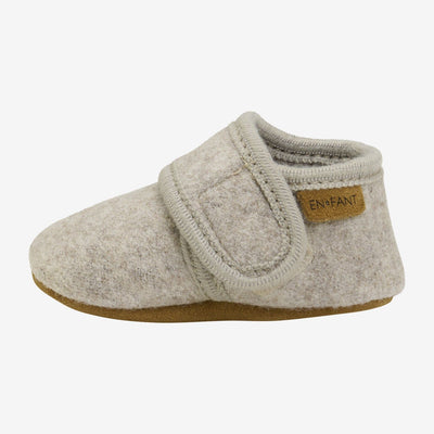 En Fant BABY Wool Sand Melange Slippers 2060