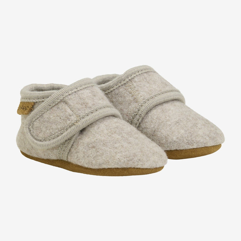 En Fant BABY Wool Sand Melange Slippers 2060