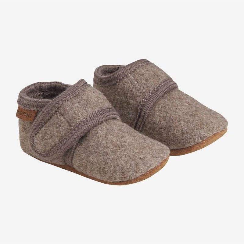 En Fant BABY Wool Walnut Slippers - Studio Play