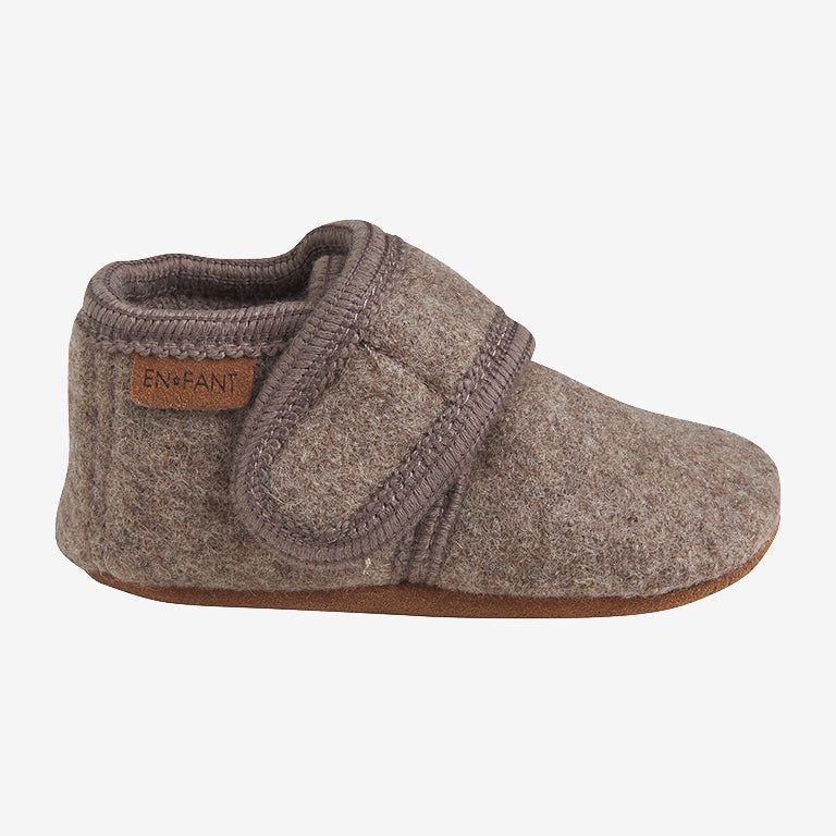 En Fant BABY Wool Walnut Slippers - Studio Play