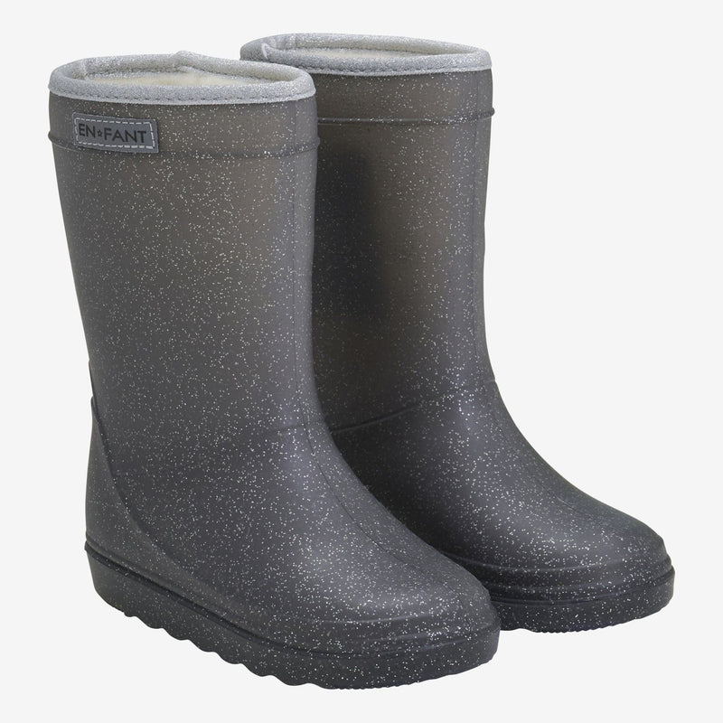 En Fant KIDS Thermal Boots Glitter Ebony - Studio Play
