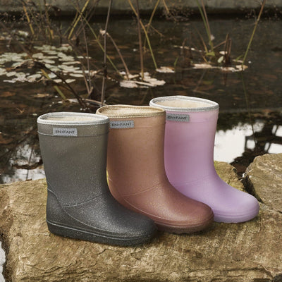 En Fant KIDS Thermal Boots Glitter Ebony - Studio Play