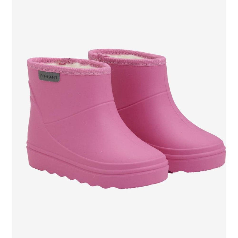 En Fant Solid Thermal Boots Short Carmine Rose - Studio Play