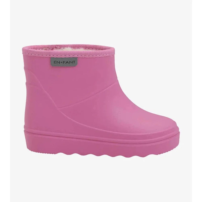En Fant Solid Thermal Boots Short Carmine Rose - Studio Play