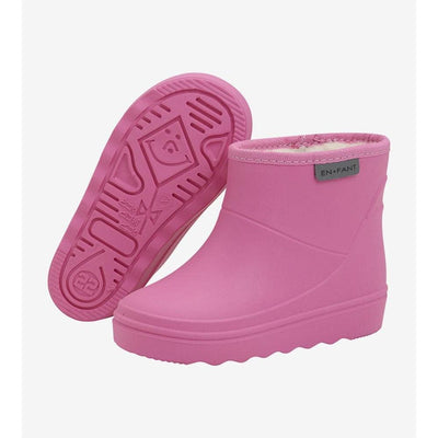 En Fant Solid Thermal Boots Short Carmine Rose - Studio Play