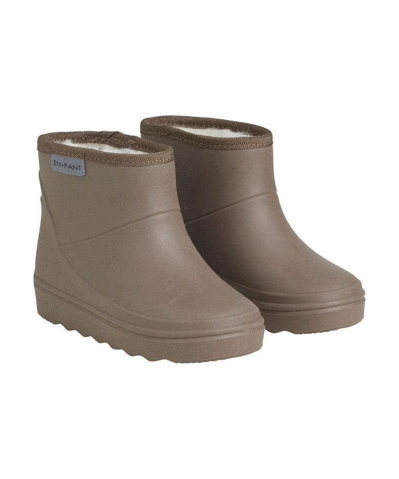 En Fant Thermal Boots Short Solid Chocolate Chip