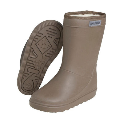 En Fant Thermal Boots Solid Chocolate Chip - Studio Play
