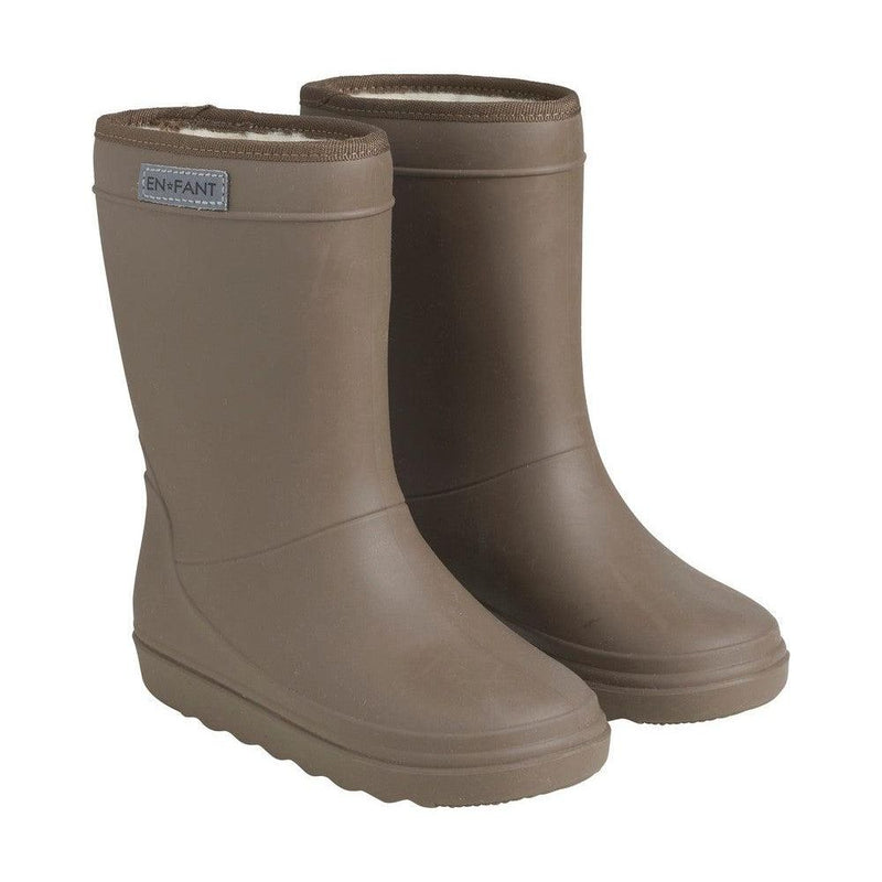 En Fant Thermal Boots Solid Chocolate Chip - Studio Play