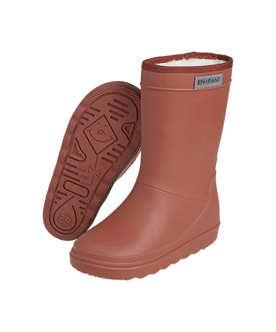En Fant Thermal Boots Solid Henna